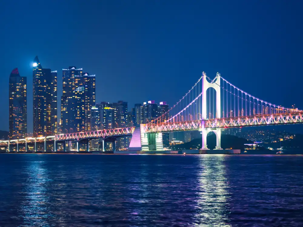 Busan Public Transportation: Metro Line 2, buses, and Dongbaek Pass student guide.